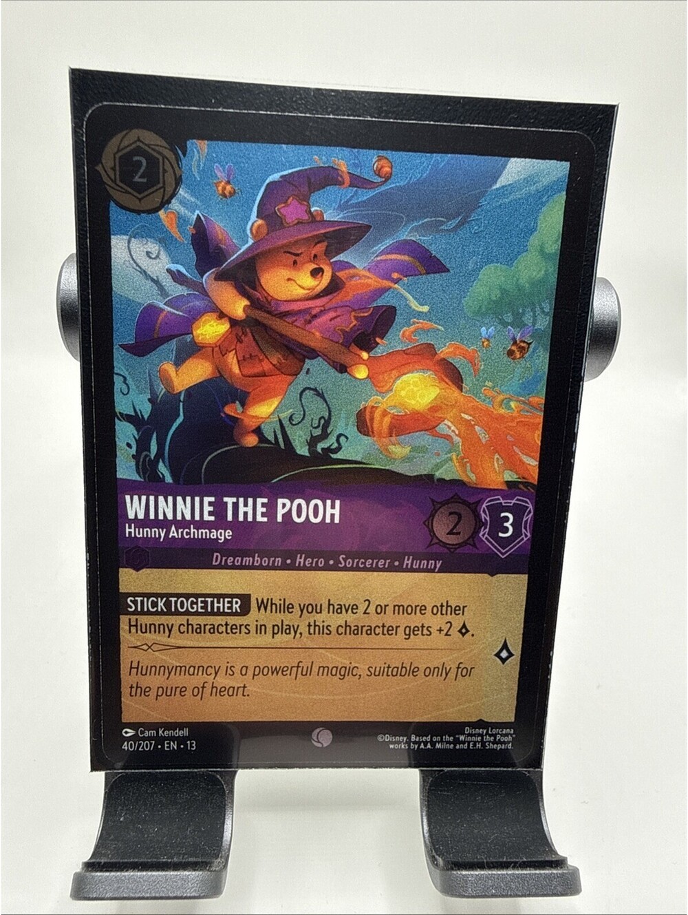 Winnie the Pooh - Hunny Archmage 40/204 Common Cold Foil Attack of the Vine! NM